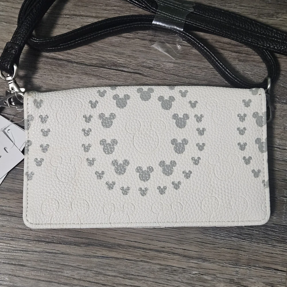 Disney Parks Mickey Mouse Icon Crossbody / Wristlet Wallet